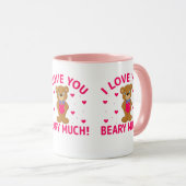 Mug Je T'Aime Faire Beaucoup De Teddy Bear (Devant droit)