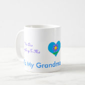 Mug Je t'aime grand-maman (Devant gauche)