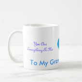 Mug Je t'aime grand-maman (Gauche)