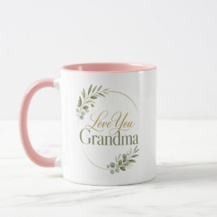 Mug Je t'aime Grand-mère Merci