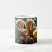 Mug Je t'aime Grand-mère Modèle de texte pour belle ph (Centre)