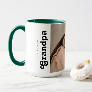 Mug Je t'aime Grand-père Photo de bébé