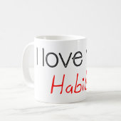 Mug Je t'aime habibti (Devant gauche)