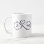 Mug Je t'aime infiniment (Gauche)