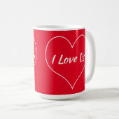 Mug Je T'Aime, Je Nous Aime (Devant droit)