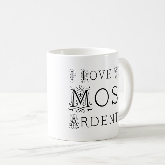 Mug Je t'aime le plus ardent (Devant droit)