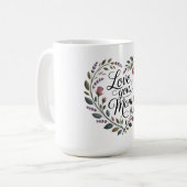Mug Je t'aime, maman (Devant gauche)
