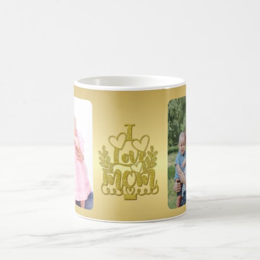 Mug Je t'aime maman. (Centre)