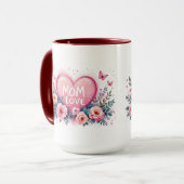 Mug Je t'aime maman (Devant gauche)
