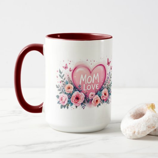 Mug Je t'aime maman (Avec donut)