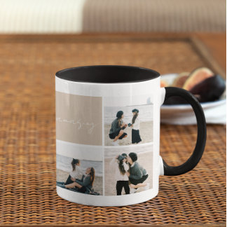 Mug Je t'aime maman | Collage de photos | Aimer l'Extr