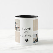 Mug Je t'aime maman | Collage de photos | Aimer l'Extr (Centre)