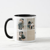 Mug Je t'aime maman | Collage de photos | Aimer l'Extr (Gauche)