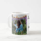 Mug Je t'aime mère jour élégant ajouter photo texte (Devant gauche)