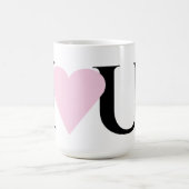 Mug Je t'aime mignon mouton de dessin (Centre)