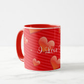 Mug Je t'aime modèle (Devant gauche)