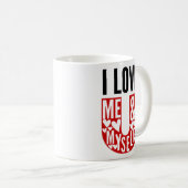 Mug Je t'aime (moi, moi et moi) (Devant droit)