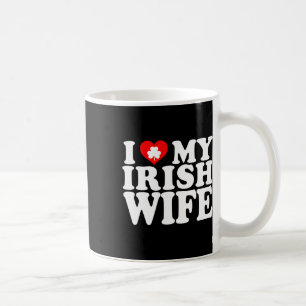 Mug Je T'aime Mon Épouse Irlandaise Saint Patrick