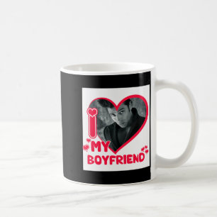 Mug Je T'aime Mon Petit Ami Photo Personnalisée Cœur A