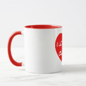 Mug Je t'aime Nom Deux tons (Gauche)