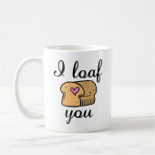 Mug Je t'aime pain (Gauche)