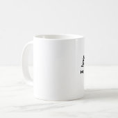 Mug Je t'aime PAPA ! (Devant gauche)