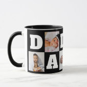 Mug Je t'aime papa Citer papa Photo Collage (Gauche)