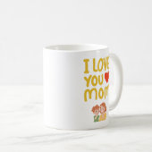 Mug Je t'aime, papa et maman (Devant droit)