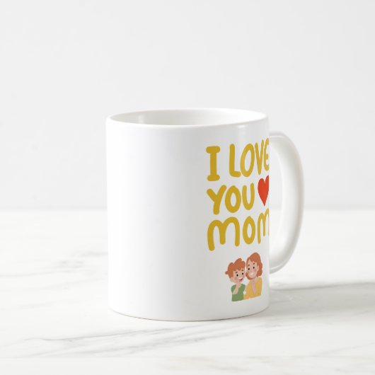 Mug Je t'aime, papa et maman (Devant droit)