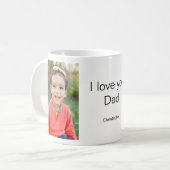 Mug Je t'aime papa Photo (Devant gauche)