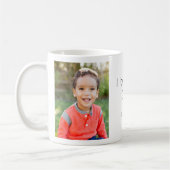 Mug Je t'aime papa Photo (Gauche)