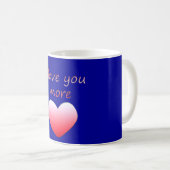 Mug Je t'aime plus (Devant droit)