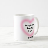 Mug Je t'aime plus la fin Je gagne Valentines Jour (Devant droit)