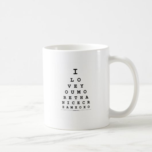 Mug Je t'aime plus que la crème glacée (Droite)