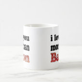 Mug Je t'aime plus que le bacon (Centre)