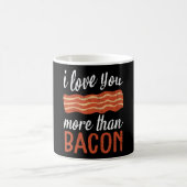 Mug Je T'Aime Plus Que Le Bacon Valentines Day Cute (Centre)