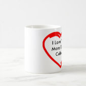 Mug Je t'aime plus que le café (Centre)