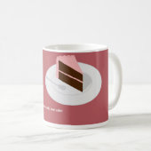 Mug Je t'aime plus que le gâteau (Devant droit)