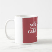 Mug Je t'aime plus que le gâteau (Gauche)
