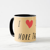 Mug Je t'aime plus que le sushi (Devant gauche)