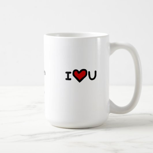 Mug "Je t'aime plus que le thé " (Droite)