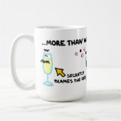 Mug "Je t'aime plus que le vin " (Gauche)