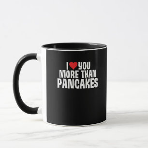 Mug Je t'aime plus que les crêpes Citation drôle et ro