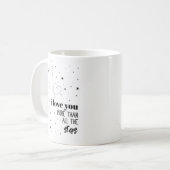 Mug Je t'aime plus que toutes les étoiles (Devant gauche)