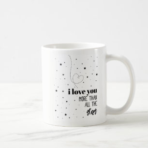 Mug Je t'aime plus que toutes les étoiles