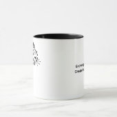 Mug Je t'aime plus qu'hier Design romantique (Centre)