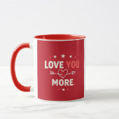 Mug Je T'Aime Plus Saint-Valentin Cadeau Couple Ro (Gauche)