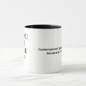 Mug Je t'aime plus Typographie contemporaine  (Centre)