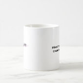 Mug Je t'aime plus Typography Design polices mixtes (Centre)