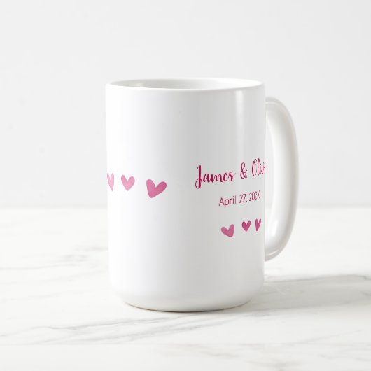 Mug "Je t'aime pour ce que tu es"...Saint-Valentin (Devant droit)